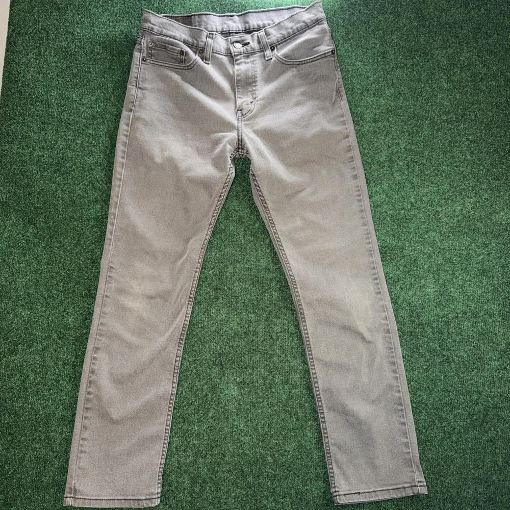 Levi's 511 Dark Gray Denim Jeans Men's Size 32x30 Slim Fit